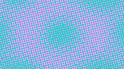 Fototapeta premium Bright pop art background blue and purple colors dot haltone retro style vector illustation