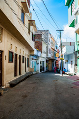 Plakat Streets in Udaipur in India