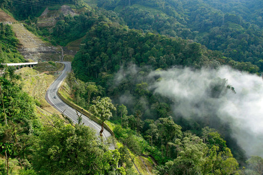 Road through Genting Highlands, Malaysia