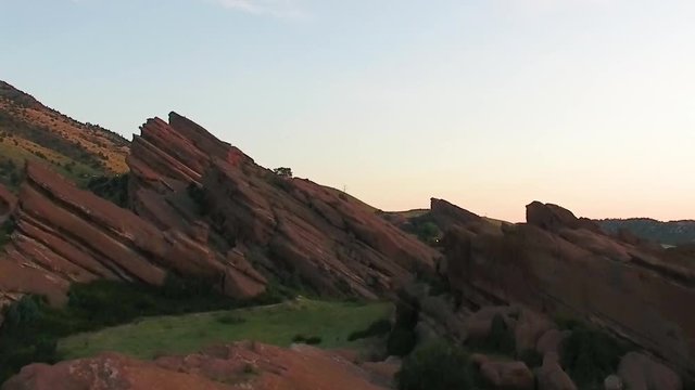 Colorado Red Rocks Drone park 4K