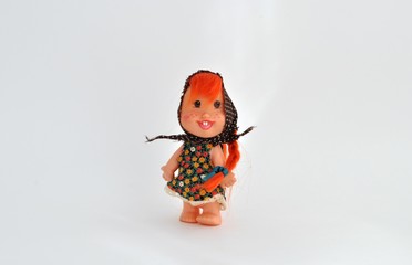 cheerful toy doll
