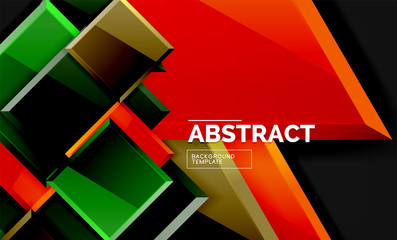 Shiny style geometric background