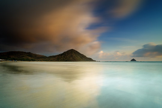 Selong Belanak beach contrasts, Lombok, West Nusa Tenggara,  Indonesia