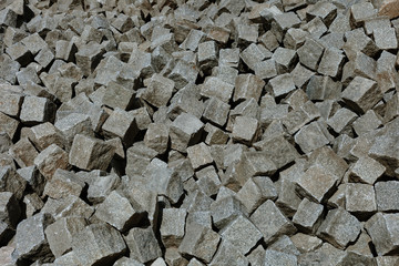 Granite Cube for Contruction