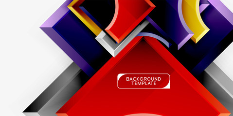 Modern geometrical abstract background