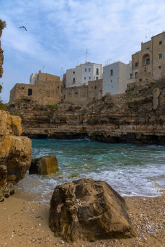 Beach, Polignano a Mare, Bari, Puglia, Italy