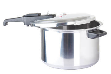 Metal pot with cover