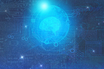 The concept of the development of artificial intelligence on the planet Earth and the relationship with other developed alien civilizations