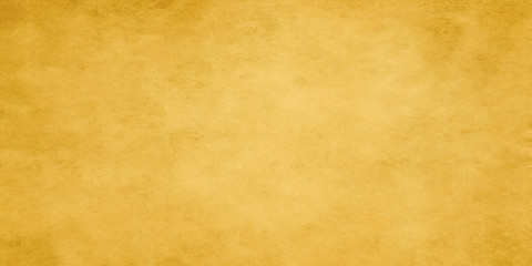 Gold wide grunge vintage paper.