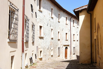 Beautiful streets of Pennabilli comune, Italy