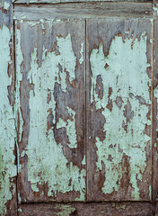 Texture of old rusty wood, painted grey with spots of first wood layer.
