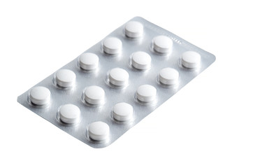 packaging of tablets on a white background