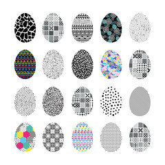 Easter eggs vector image