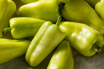 Raw Yellow Organic Gypsy Peppers