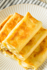 Sweet Homemade Cheese Blintzes
