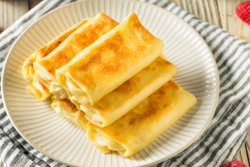 Sweet Homemade Cheese Blintzes