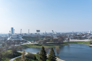 Frühling in München Olympiapark
