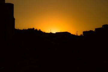 Naklejka premium Atardecer