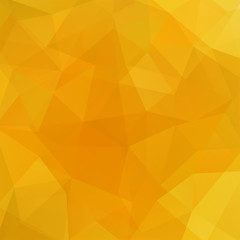 Background of geometric shapes. Yellow mosaic pattern. Vector EPS 10. Vector illustration