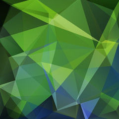 Obraz premium Background of green, blue geometric shapes. Mosaic pattern. Vector EPS 10. Vector illustration