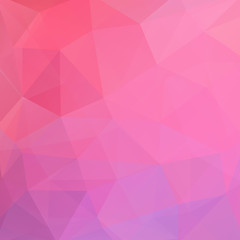 Abstract polygonal vector background. Pink geometric vector illustration. Creative design template.