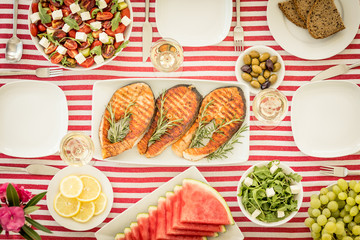 Mediterranean diet. Healthy eating concept