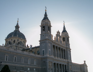 Madrid, Spain: the Cathedral of Saint Mary the Ryoal of La Almudena