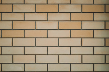 yellow brick wall background texture.