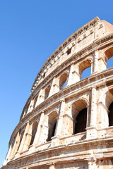 Fototapeta premium Rome, Italy. View of Colosseum in Rome.
