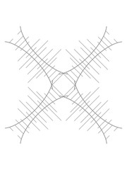 x kreuz streifen striche linien design dekorativ cool muster