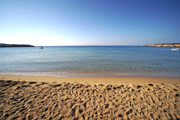 Beautiful detail of Farangas beach, Paros