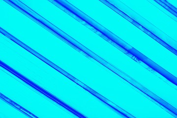 Abstract ultra turquoise aqua color background with diagonal blue stripes