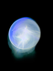 Energy ball, isolated design element.