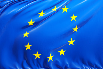 European Union flag. Flag of EU. 