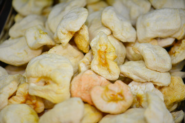 Variety of dried fruits and nuts