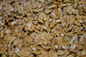 Variety of dried fruits and nuts