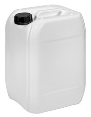 plastic container isolated on white background