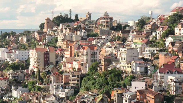 city, antananarivo, madagascar, capital, africa, tana, landscape, building, architecture, hill, view, sky, island, panorama, urban, poor, traditional, green, tropical, typical, slum, tourism, wood, po