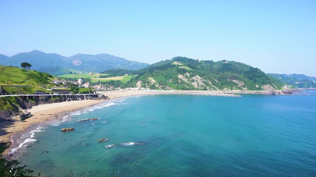 Cantabrian Sea coast and Deba town