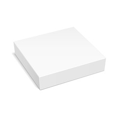 Naklejka premium Mockup Product Cardboard Plastic Package Box. Illustration Isolated On White Background. Mock Up Template Ready For Your Design. Vector EPS10