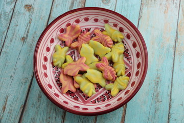 Bonbons en forme de poissons