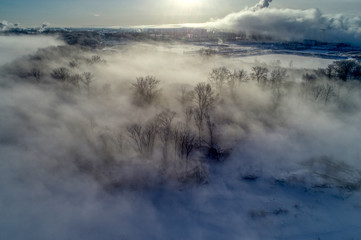 冬の空撮