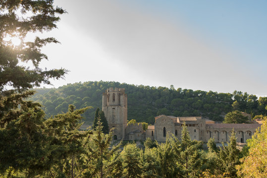 The abbey of Lagrasse, France.
