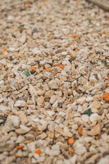 Background of stones and pebbles