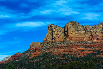 Naklejka premium Iconic landscape of Sedona, Arizona and the red rock formations