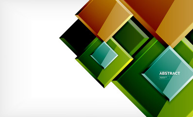 Square geometrical background