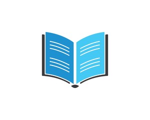 Book Logo Template vector Illustration