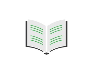 Book Logo Template vector Illustration