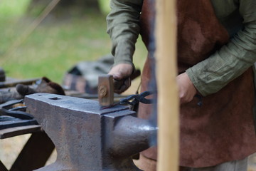 blacksmith at work
