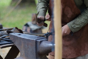 blacksmith at work